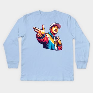 Rich Brian #1 Kids Long Sleeve T-Shirt